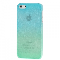 Чехол градиент для iPhone 5S зелено-голубой