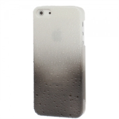 Чехол градиент для iPhone 5S черно-белый