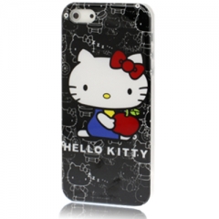 Чехол Hello Kitty для iPhone 5S черный