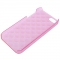 Пластиковый чехол 3D для iPhone 5 розовый