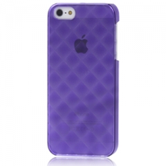 Пластиковый чехол 3D для iPhone 5S фиолетовый 