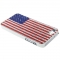 Чехол для iPhone 5S Американский флаг со стразами
