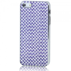Чехол для iPhone 5 со Стразами фиолетовый