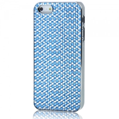 Чехол для iPhone 5 со Стразами голубой