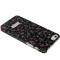 Чехол с Цветочками для iPhone 5S черный