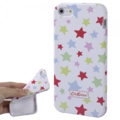 Чехол Cath Kidston для iPhone 5S со звездочками белый