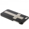 Чехол с клепками Крест для iPhone 5S черный