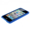 Чехол силиконовый для iPod Touch 4 синий