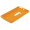 Чехол силиконовый в горошек для Nokia Lumia 920 оранжевый