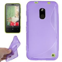 Чехол силиконовый для Nokia Lumia 620 фиолетовый