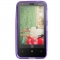 Чехол силиконовый для Nokia Lumia 620 фиолетовый
