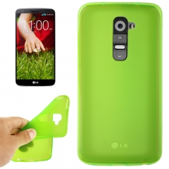 Чехол силиконовый для LG G2 зеленый