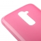 Чехол силиконовый для LG G2 розовый