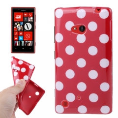 Чехол силиконовый для Nokia Lumia 720 красный