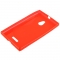 Чехол силиконовый для Nokia Lumia XL красный