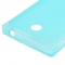 Чехол силиконовый для Nokia Lumia X голубой