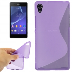 Чехол силиконовый для Sony Xperia Z2 фиолетовый