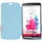 Чехол книжка для LG G3 голубой