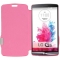 Чехол книжка для LG G3 розовый