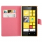 Чехол книжка Цветок на Nokia Lumia 520