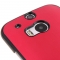 Чехол металлический для HTC One M8 красный
