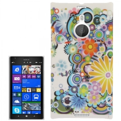 Чехол Узор для Nokia Lumia 1520 белый