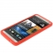 Чехол силиконовый для HTC One красный