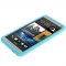Чехол силиконовый для HTC One голубой
