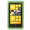 Чехол силиконовый для Nokia Lumia 820 зеленый