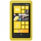 Чехол силиконовый для Nokia Lumia 820 желтый