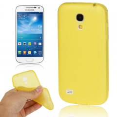 Чехол силиконовый для Samsung Galaxy S4 mini желтый