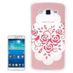 Чехол для Samsung Galaxy Grand 2 цветочки розовый