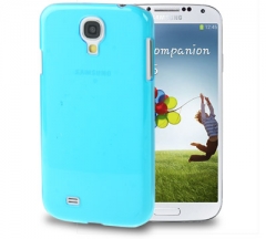 Чехол пластиковый для Samsung Galaxy S4 голубой
