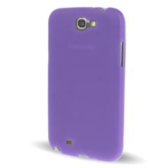 Чехол силиконовый для Samsung Galaxy Note 2 фиолетовый