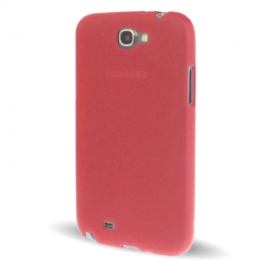 Чехол силиконовый для Samsung Galaxy Note 2 красный