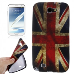 Силиконовый чехол для Samsung Galaxy Note 2 Британский флаг