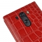 Чехол книжка для LG G3 красный крокодил