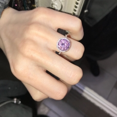 Кольцо Tiffany&Co с круглым камнем