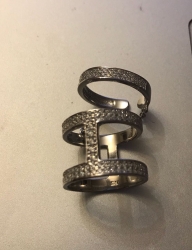 Кольцо на две фаланги