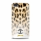 Чехол силиконовый Just Cavalli для iPhone 5 Леопард бежевый
