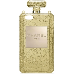 Чехол Chanel для iPhone 5 золотой