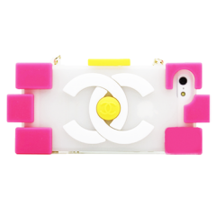 Чехол CHANEL Lego для iPhone 5 розовый