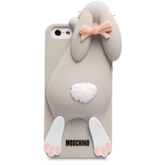 Чехол Moschino кролик для iPhone 5 серый
