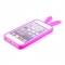 Чехол с ушами для iPhone 5S розовый